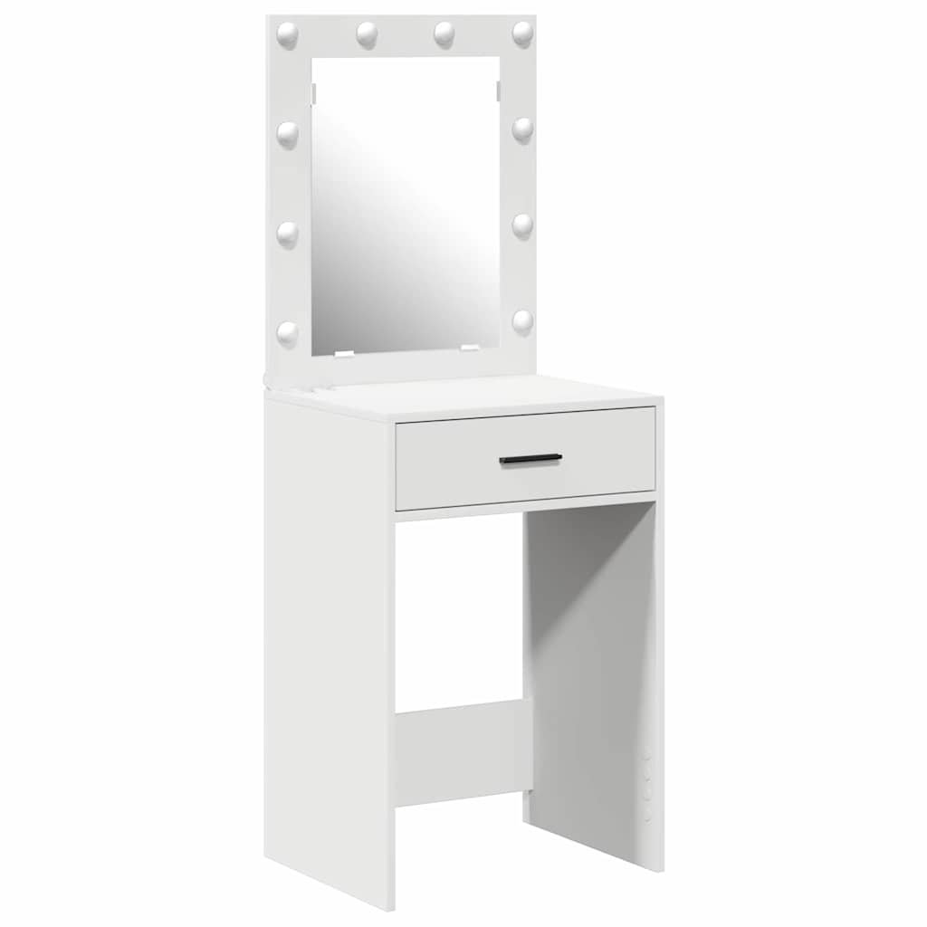 Table de Toilette Blanc 50 x 41 x 135 cm Bois d'ingénierie - XIOS