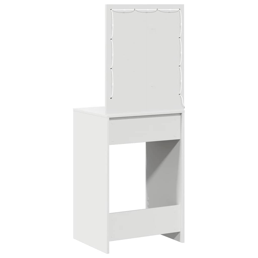 Table de Toilette Blanc 50 x 41 x 135 cm Bois d'ingénierie - XIOS