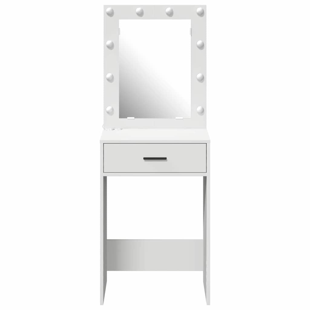 Table de Toilette Blanc 50 x 41 x 135 cm Bois d'ingénierie - XIOS