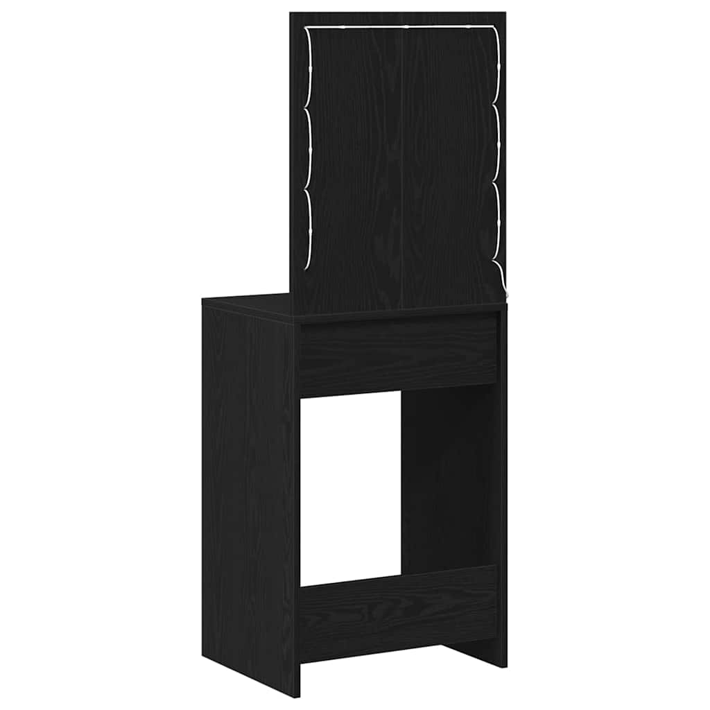 Coiffeuse Chêne noir 50 x 41 x 135 cm Bois d'ingénierie - XIOS