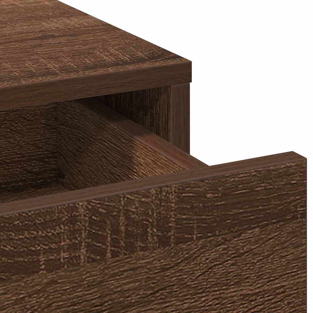 Coiffeuse Chêne brun 50 x 41 x 135 cm Bois d'ingénierie - XIOS