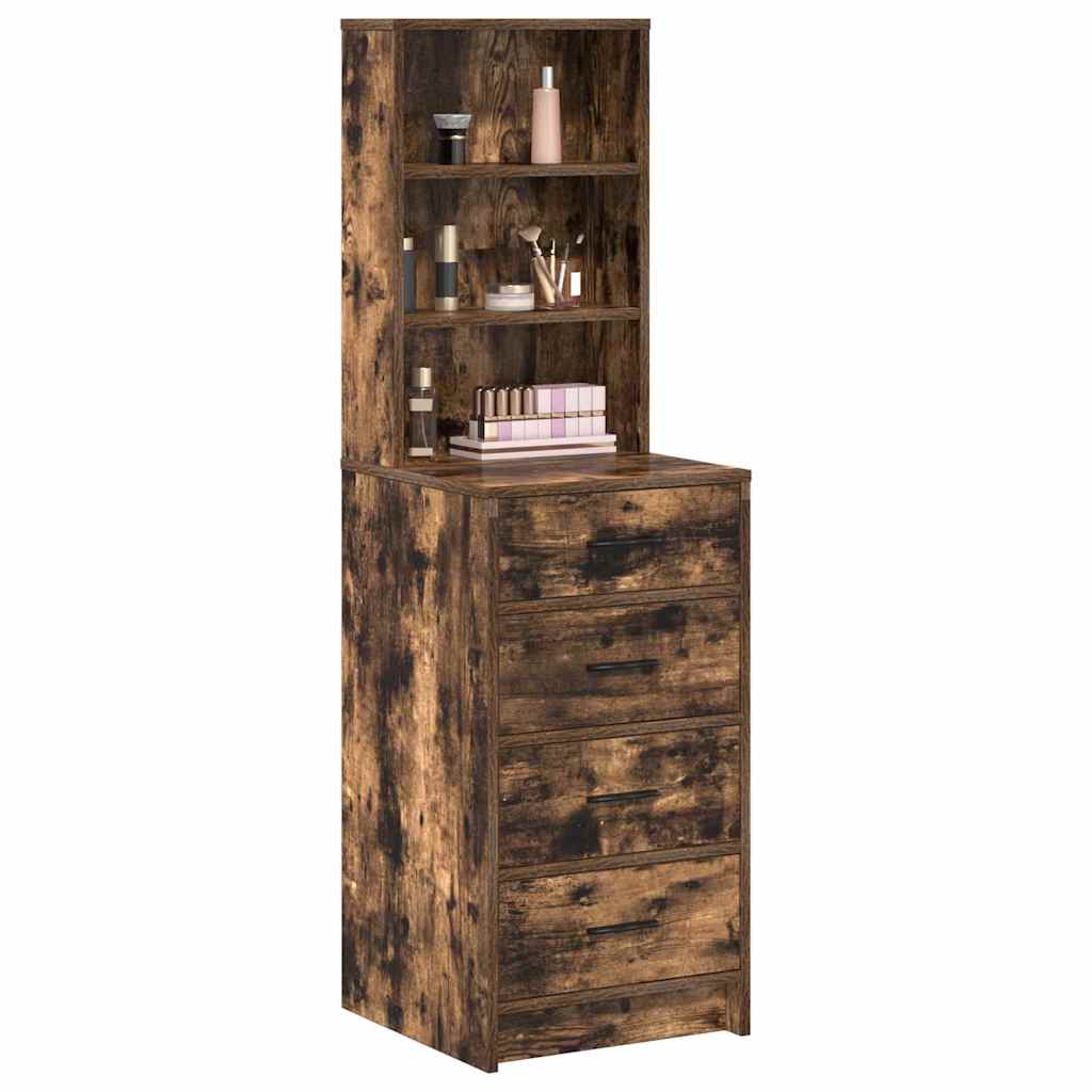 Haut Armoire Chêne fumé 40 x 41 x 135 cm Bois d'ingénierie - XIOS