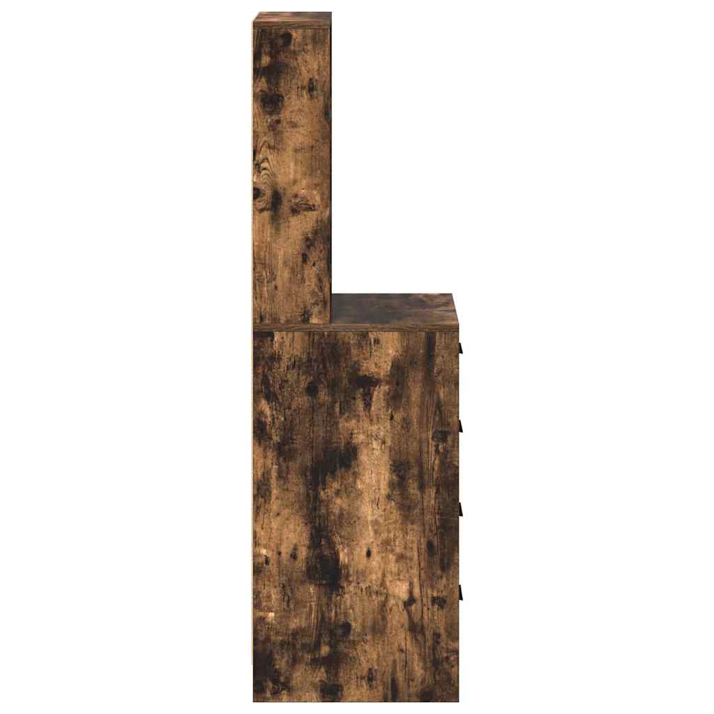 Haut Armoire Chêne fumé 40 x 41 x 135 cm Bois d'ingénierie - XIOS