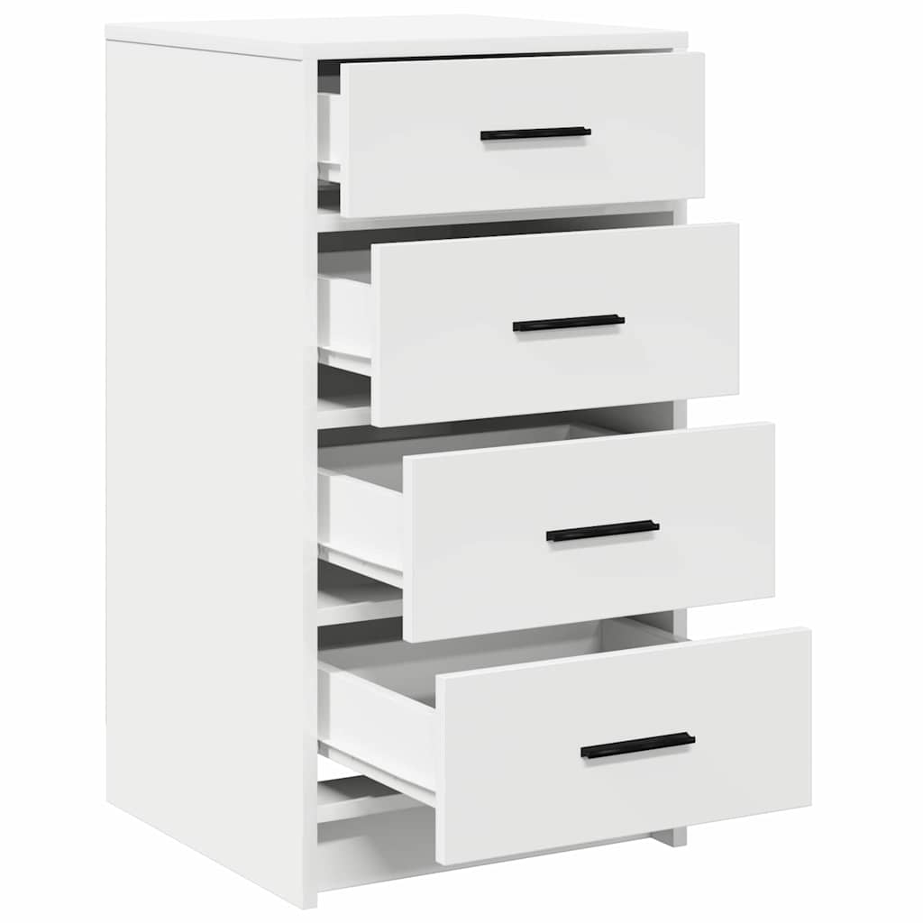Buffet Blanc 40 x 41 x 75 cm Bois d'ingénierie