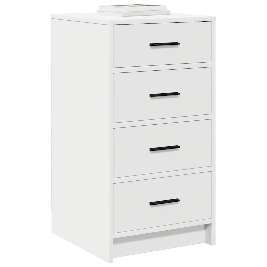 Buffet Blanc 40 x 41 x 75 cm Bois d'ingénierie