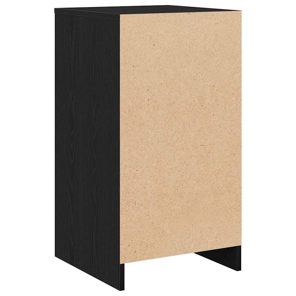 Buffet avec tiroir Chêne noir 40 x 41 x 75 cm Bois d'ingénierie - XIOS