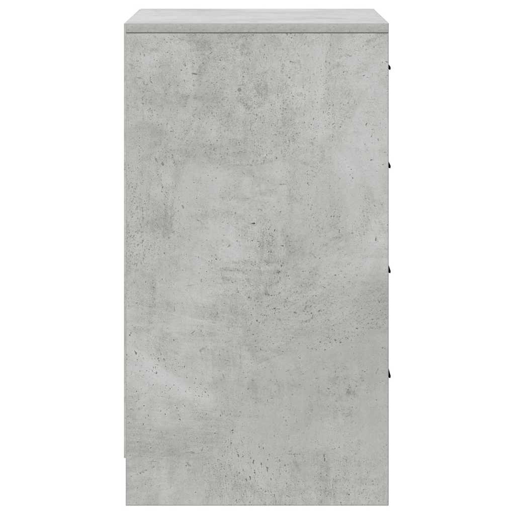 Buffet avec tiroir Gris béton 40 x 41 x 75 cm Bois d'ingénierie - XIOS