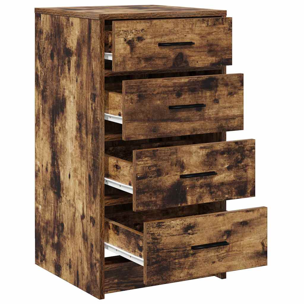 Buffet avec tiroir Chêne fumé 40 x 41 x 75 cm Bois d'ingénierie - XIOS