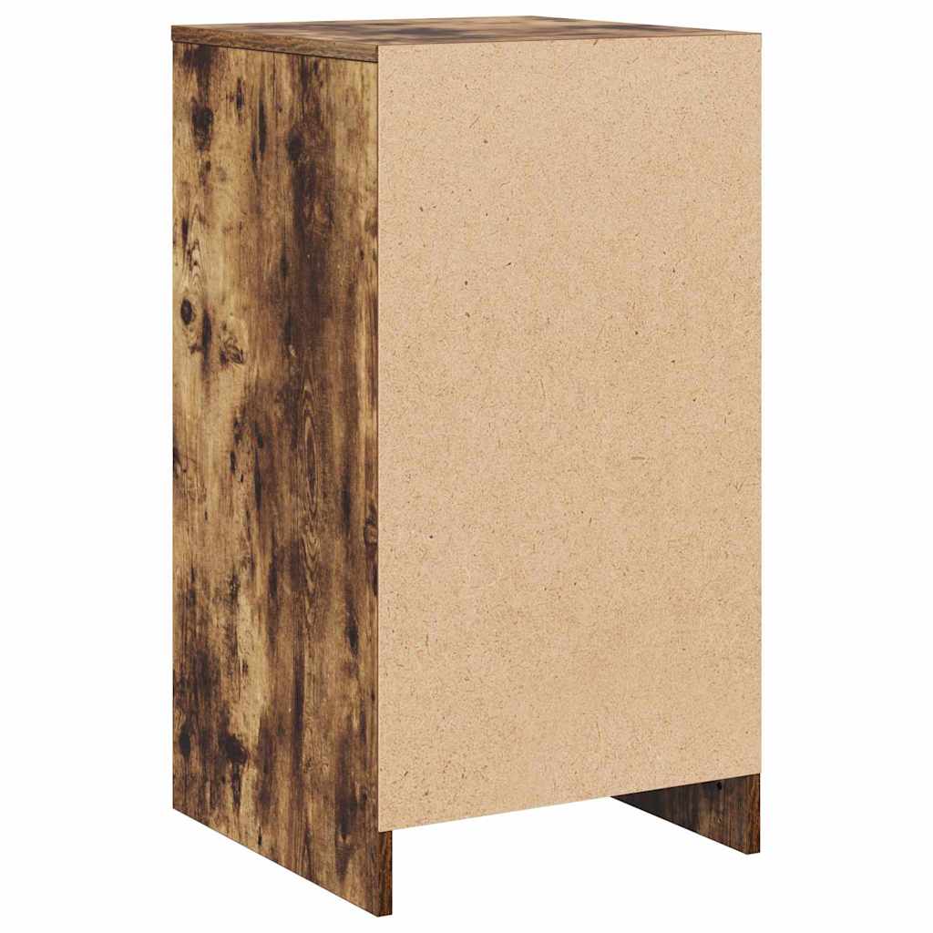 Buffet avec tiroir Chêne fumé 40 x 41 x 75 cm Bois d'ingénierie - XIOS