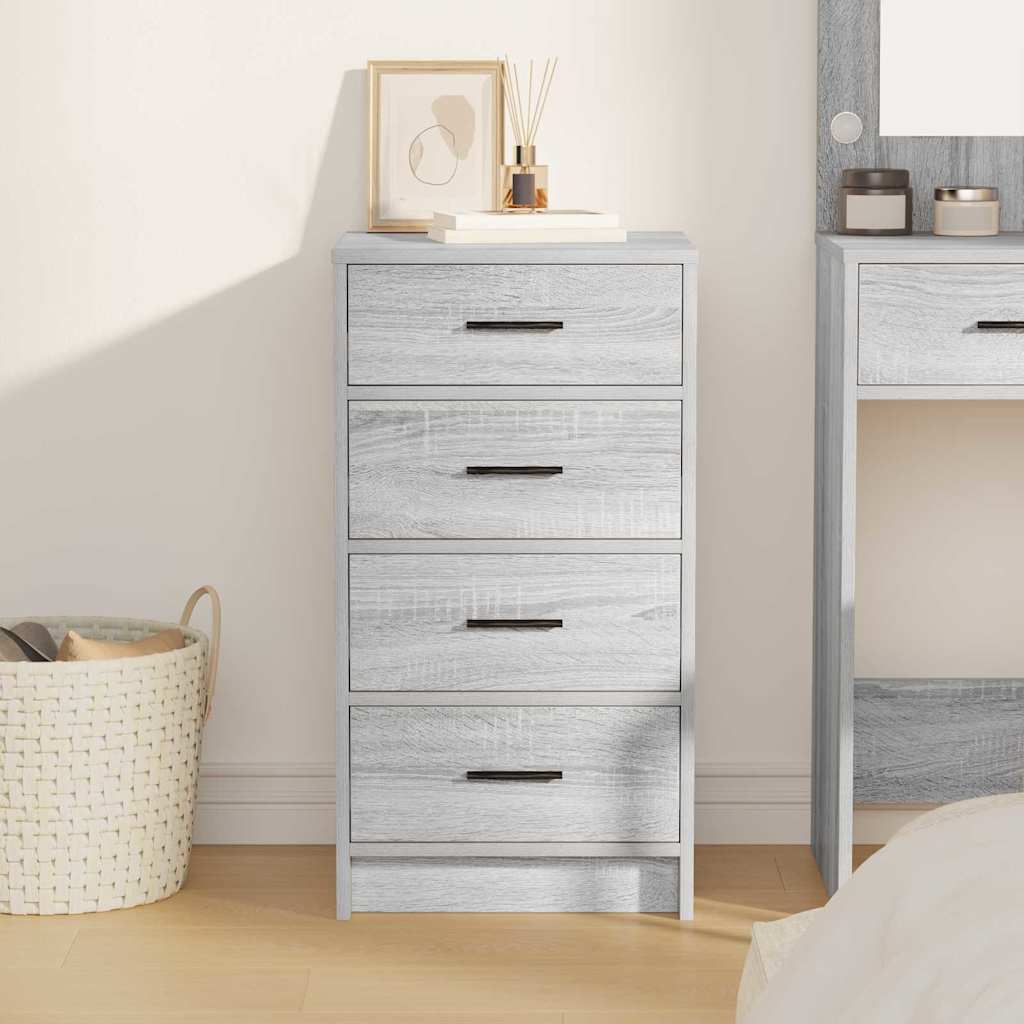 Buffet Sonoma gris 40 x 41 x 75 cm Bois d'ingénierie - XIOS