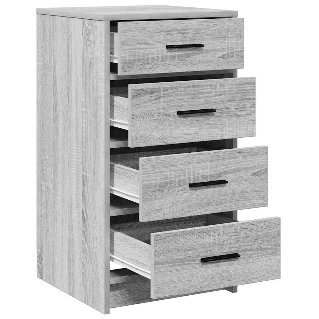 Buffet Sonoma gris 40 x 41 x 75 cm Bois d'ingénierie - XIOS