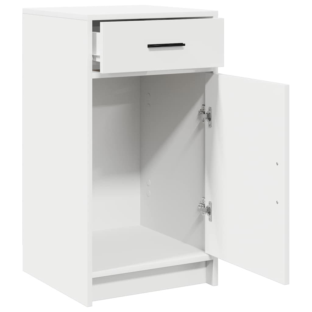 Buffet avec tiroir Blanc 40 x 40.5 x 75 cm Bois d'ingénierie - XIOS
