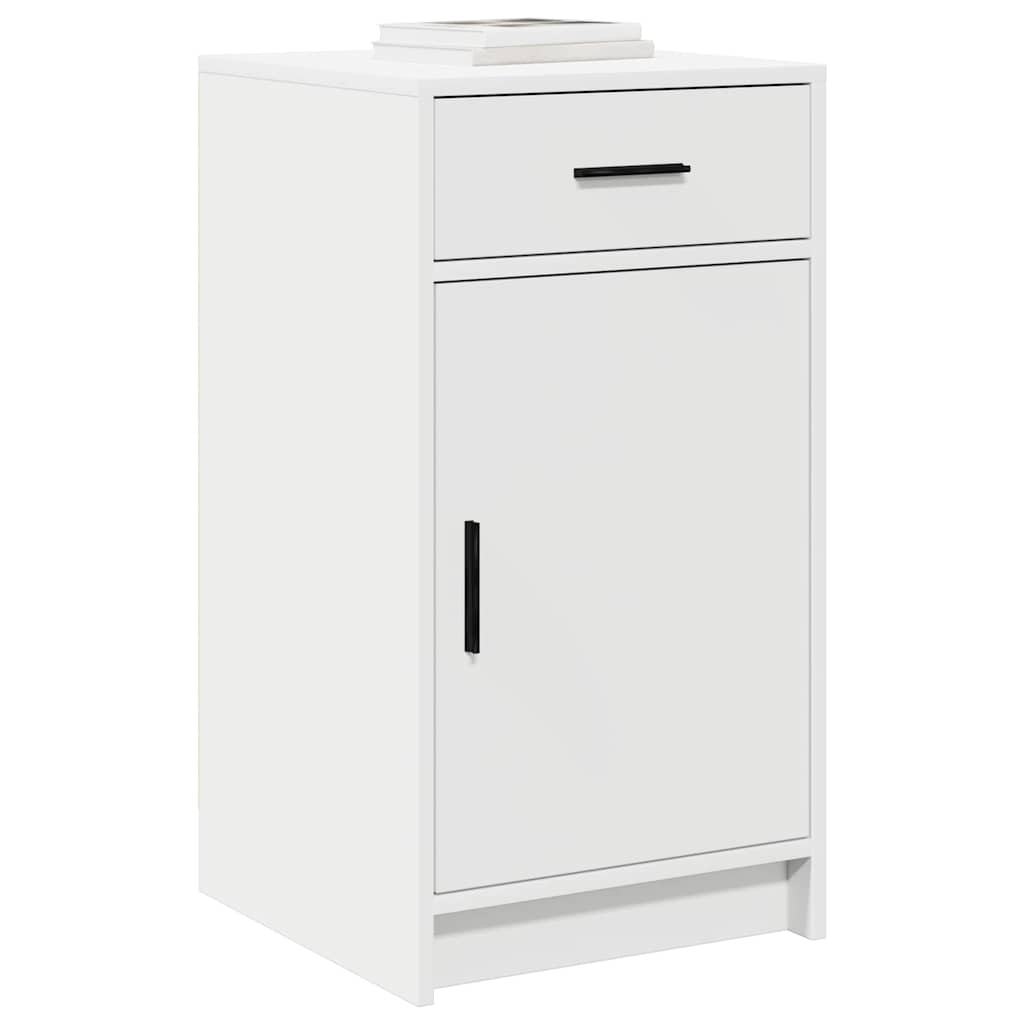 Buffet avec tiroir Blanc 40 x 40.5 x 75 cm Bois d'ingénierie - XIOS