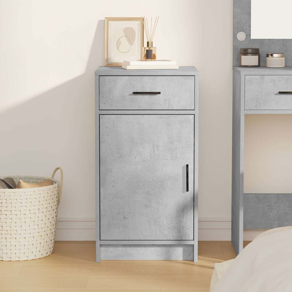 Buffet Gris béton 40 x 40.5 x 75 cm Bois d'ingénierie - XIOS