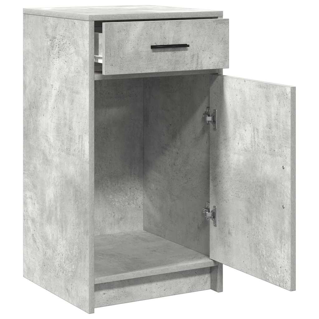 Buffet Gris béton 40 x 40.5 x 75 cm Bois d'ingénierie - XIOS