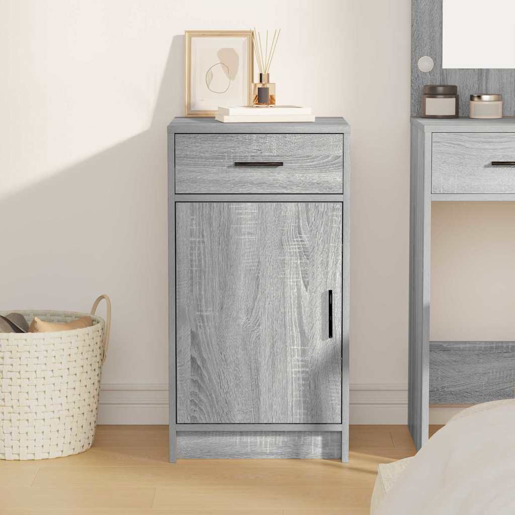 Buffet Sonoma gris 40 x 40.5 x 75 cm Bois d'ingénierie - XIOS