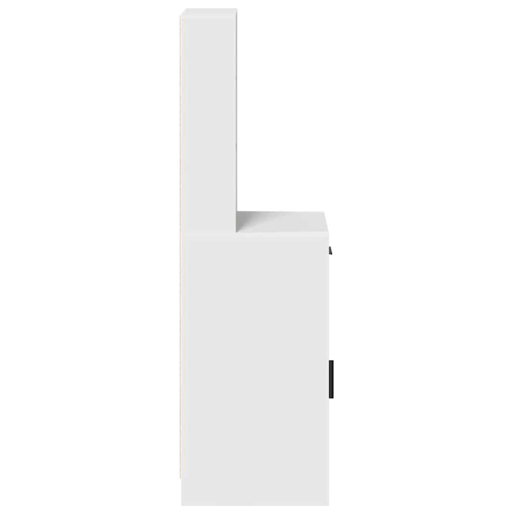 Haut Armoire Blanc 40 x 40,5 x 135 cm Bois d'ingénierie - XIOS