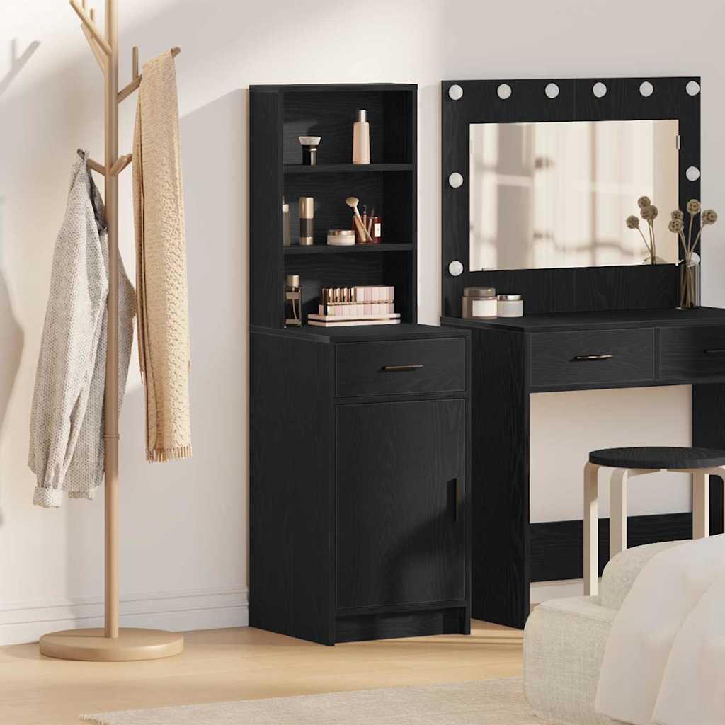 Haut Armoire Chêne noir 40 x 40,5 x 135 cm Bois d'ingénierie - XIOS