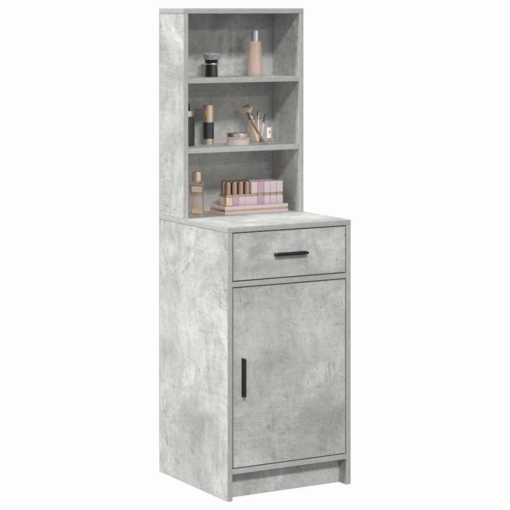 Haut Armoire Gris béton 40 x 40,5 x 135 cm Bois d'ingénierie - XIOS