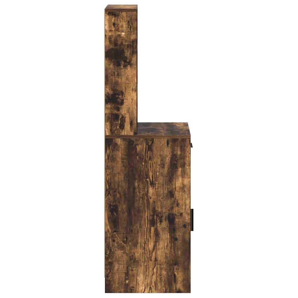 Haut Armoire Chêne fumé 40 x 40,5 x 135 cm Bois d'ingénierie - XIOS