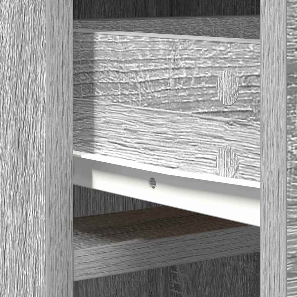 Haut Armoire Gris Sonoma 40 x 40,5 x 135 cm Bois d'ingénierie - XIOS