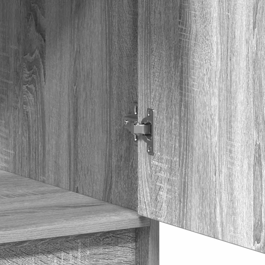 Haut Armoire Gris Sonoma 40 x 40,5 x 135 cm Bois d'ingénierie - XIOS