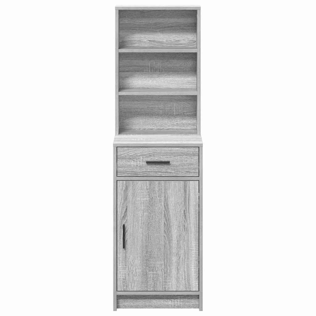 Haut Armoire Gris Sonoma 40 x 40,5 x 135 cm Bois d'ingénierie - XIOS