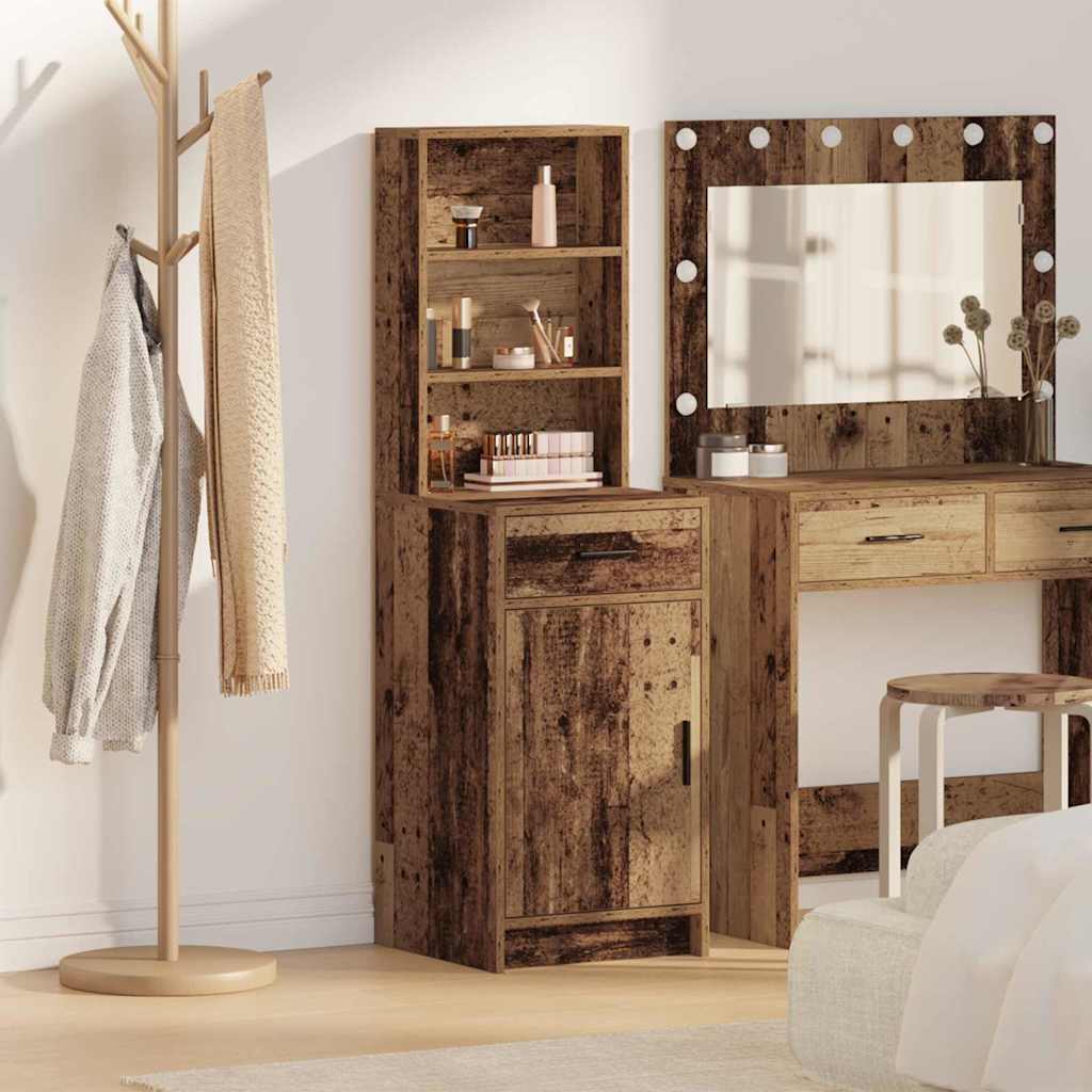 Haut Armoire Bois ancien 40 x 40,5 x 135 cm Bois d'ingénierie - XIOS