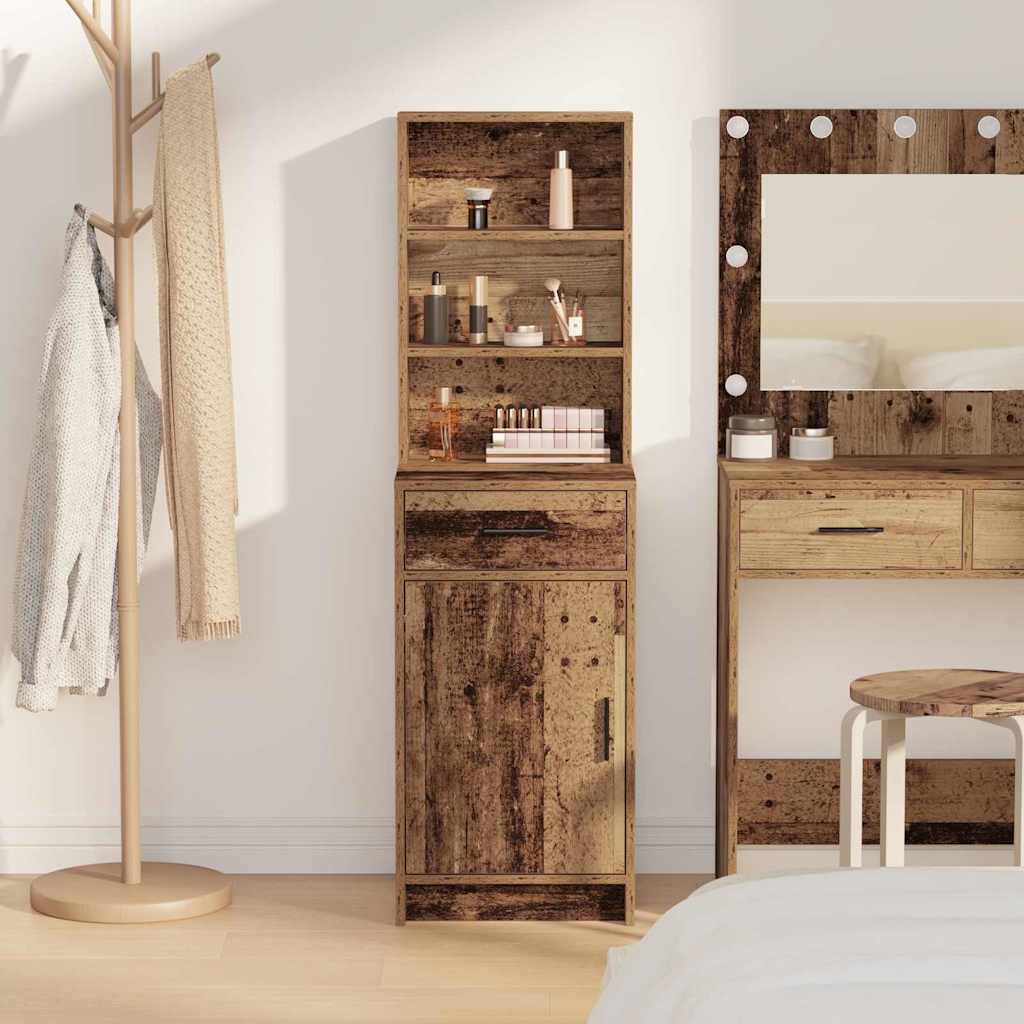 Haut Armoire Bois ancien 40 x 40,5 x 135 cm Bois d'ingénierie - XIOS