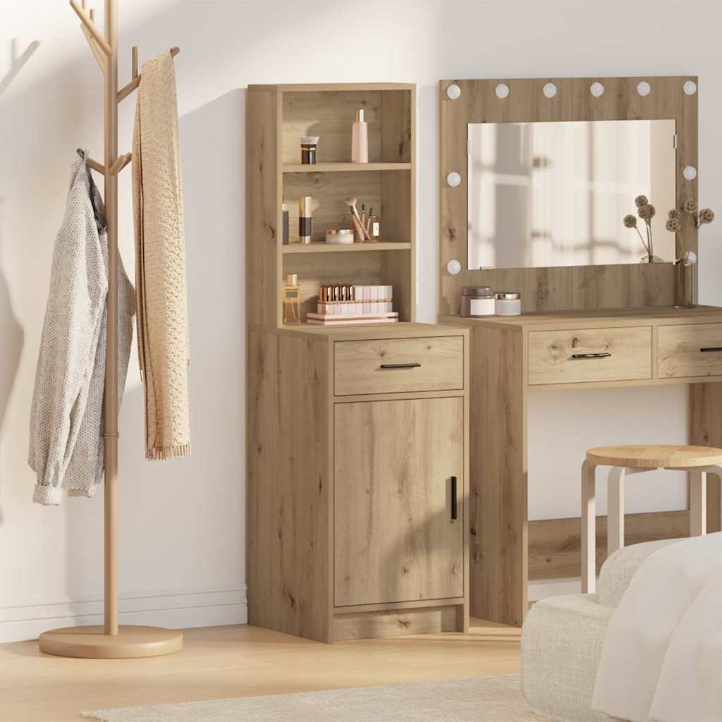 Haut Armoire Chêne artisanal 41 x 40 x 135 cm Bois d'ingénierie - XIOS