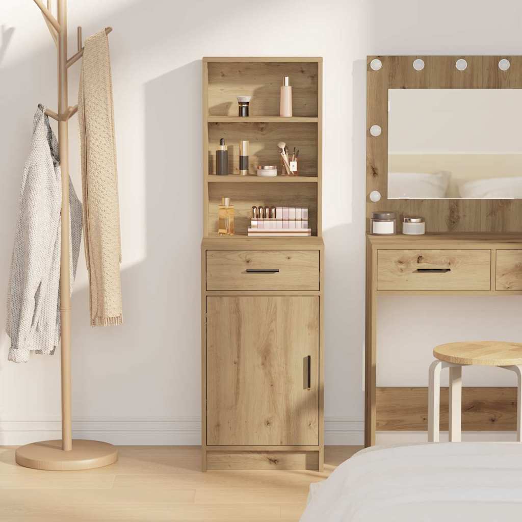 Haut Armoire Chêne artisanal 41 x 40 x 135 cm Bois d'ingénierie - XIOS