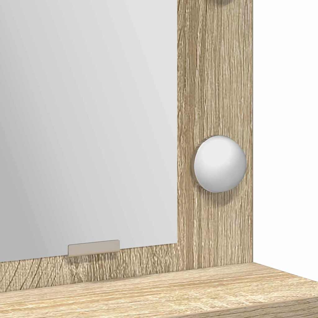 Coiffeuse Chêne sonoma 79 x 41 x 135 cm Bois d'ingénierie - XIOS