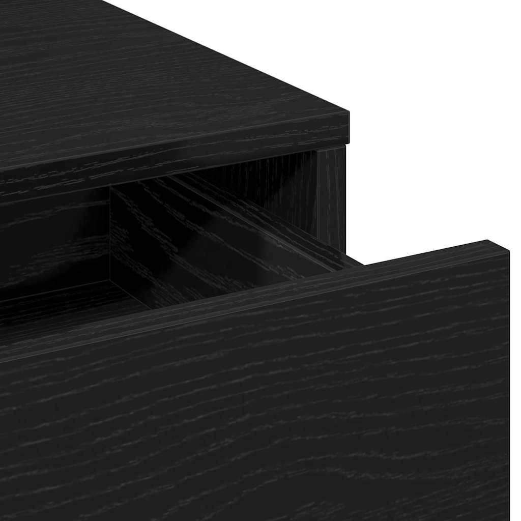 Table de Toilette Chêne noir 50 x 41 x 135 cm Bois d'ingénierie - XIOS