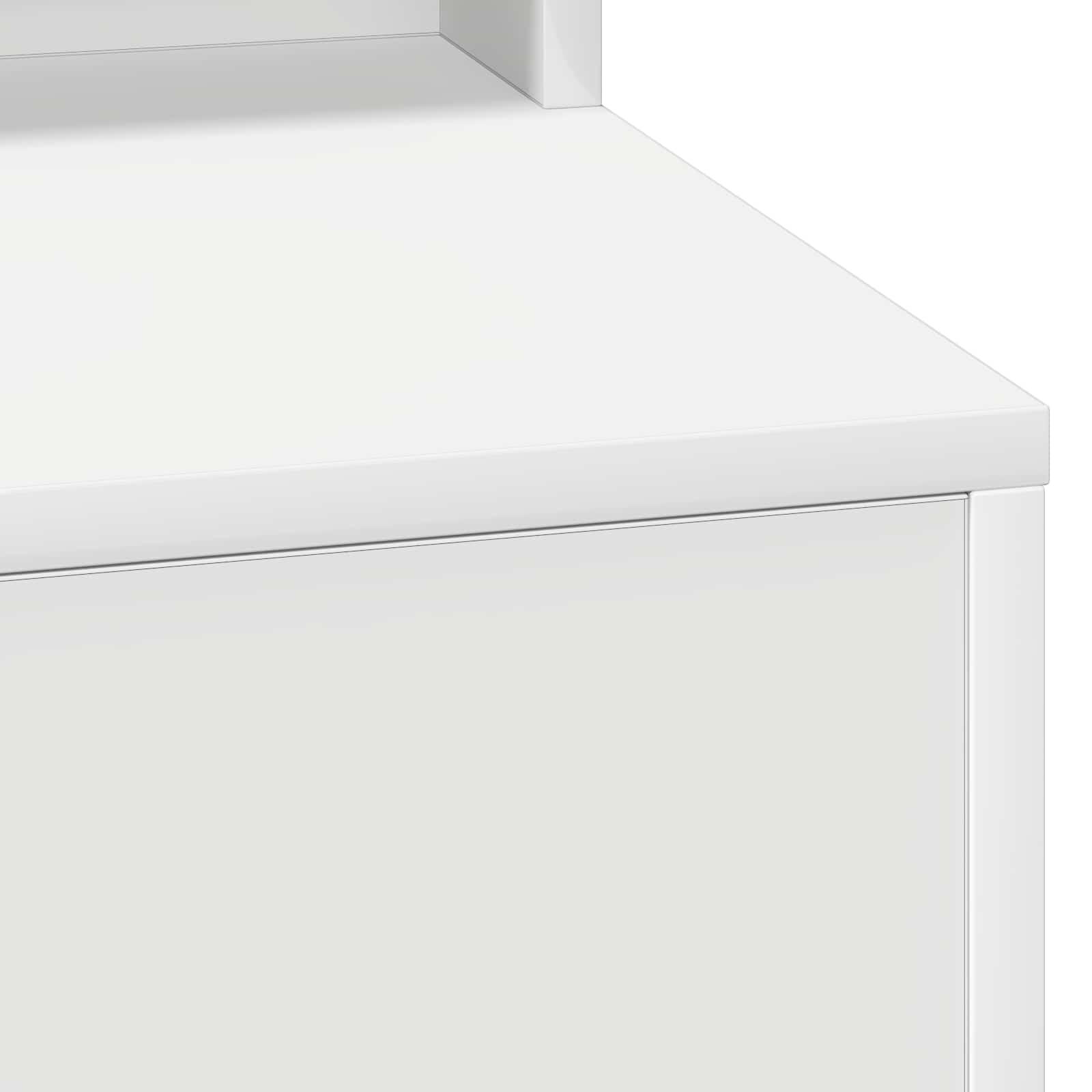 Table de Toilette Blanc 100 x 41 x 135 cm Bois d'ingénierie - XIOS