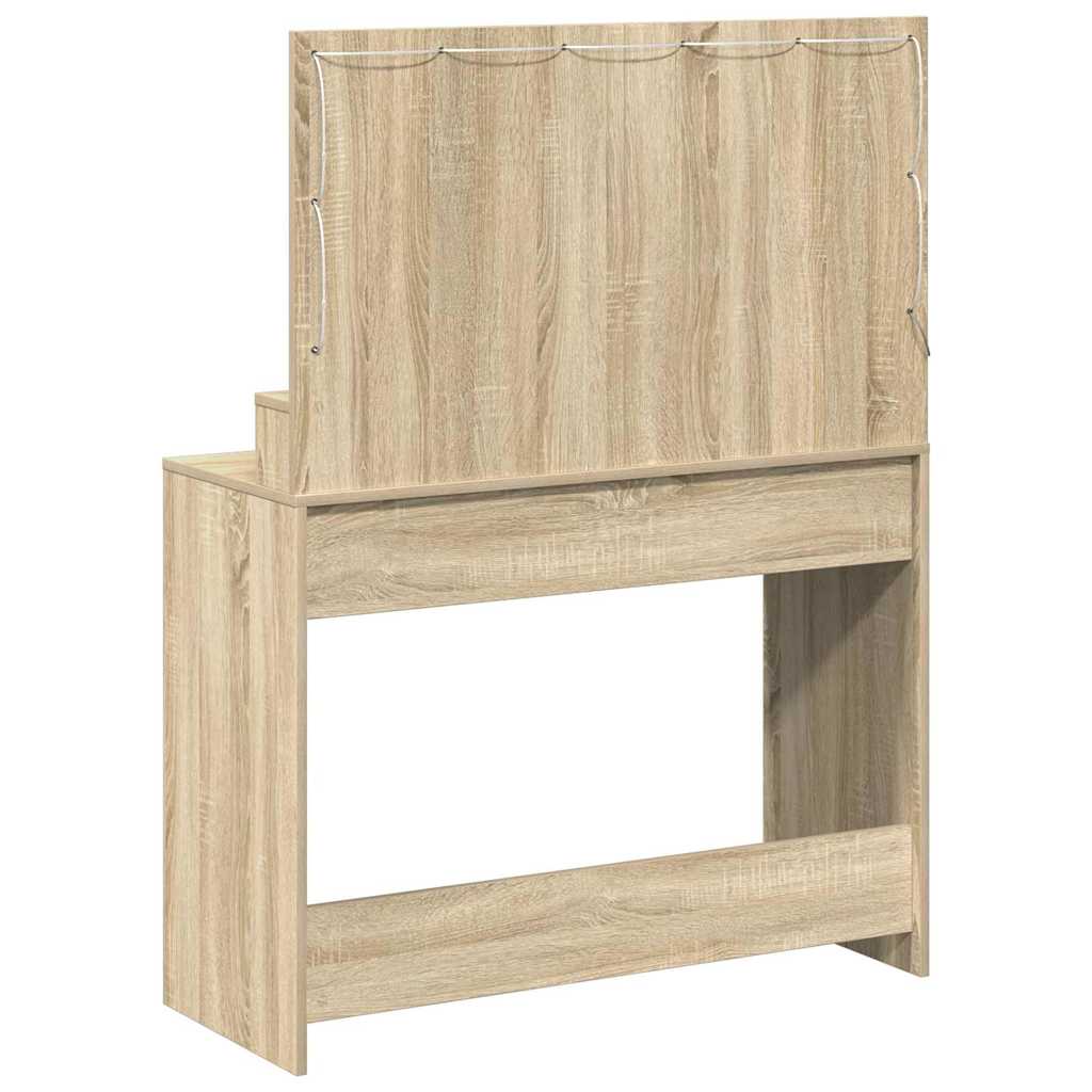 Table de Toilette Chêne Sonoma 100 x 41 x 135 cm