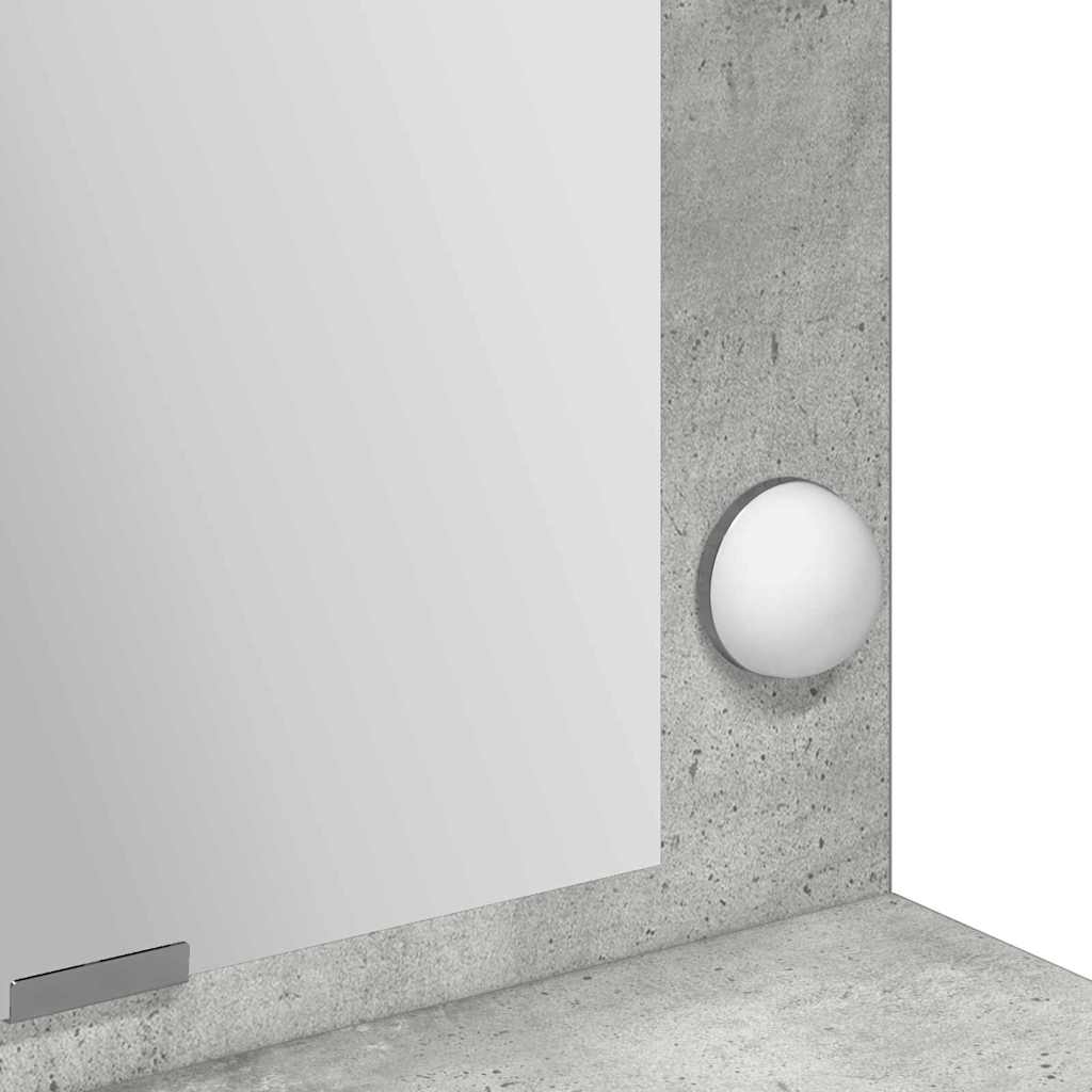 Table de Toilette Gris béton 100 x 41 x 135 cm
