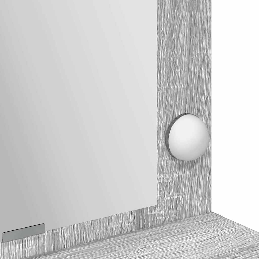 Table de Toilette Gris Sonoma 100 x 41 x 135 cm