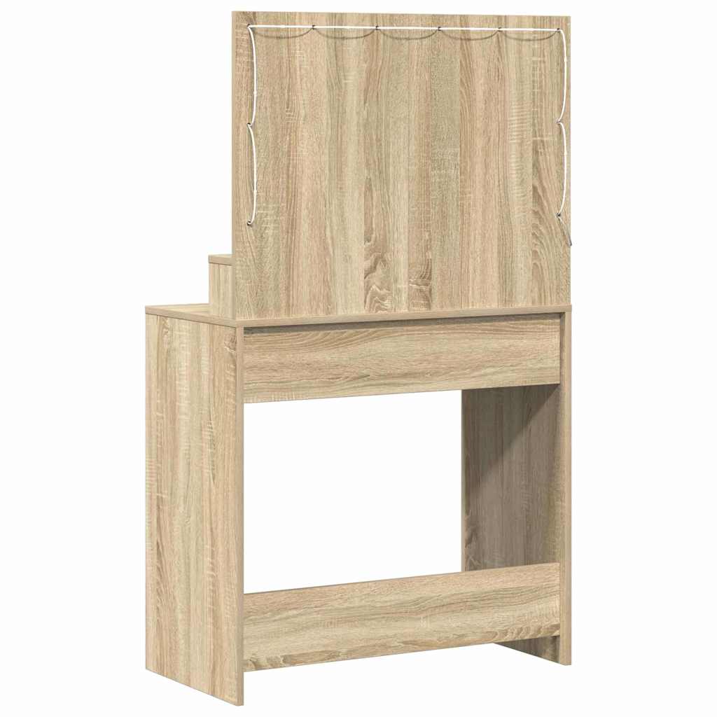 Coiffeuse Chêne sonoma 79 x 41 x 135 cm Bois d'ingénierie - XIOS