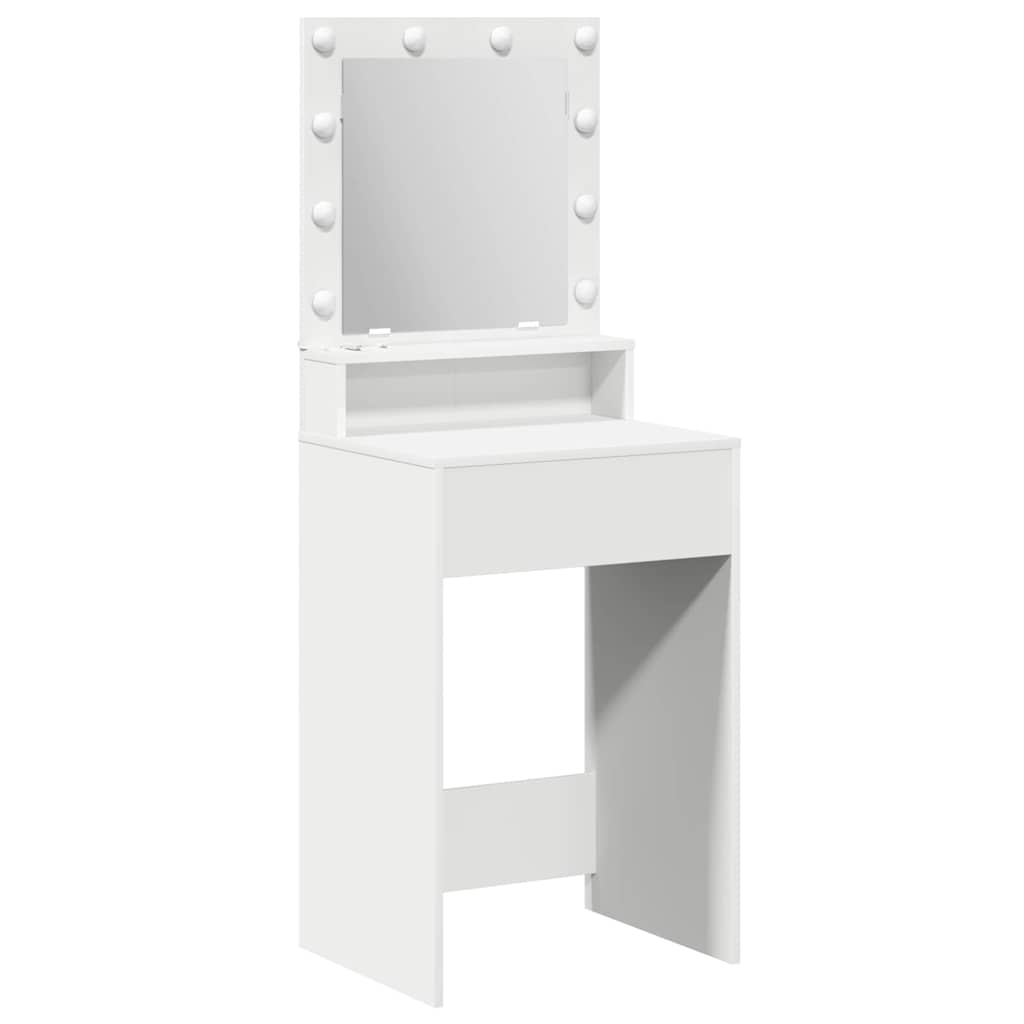Table de Toilette Blanc 50 x 41 x 135 cm Bois d'ingénierie - XIOS