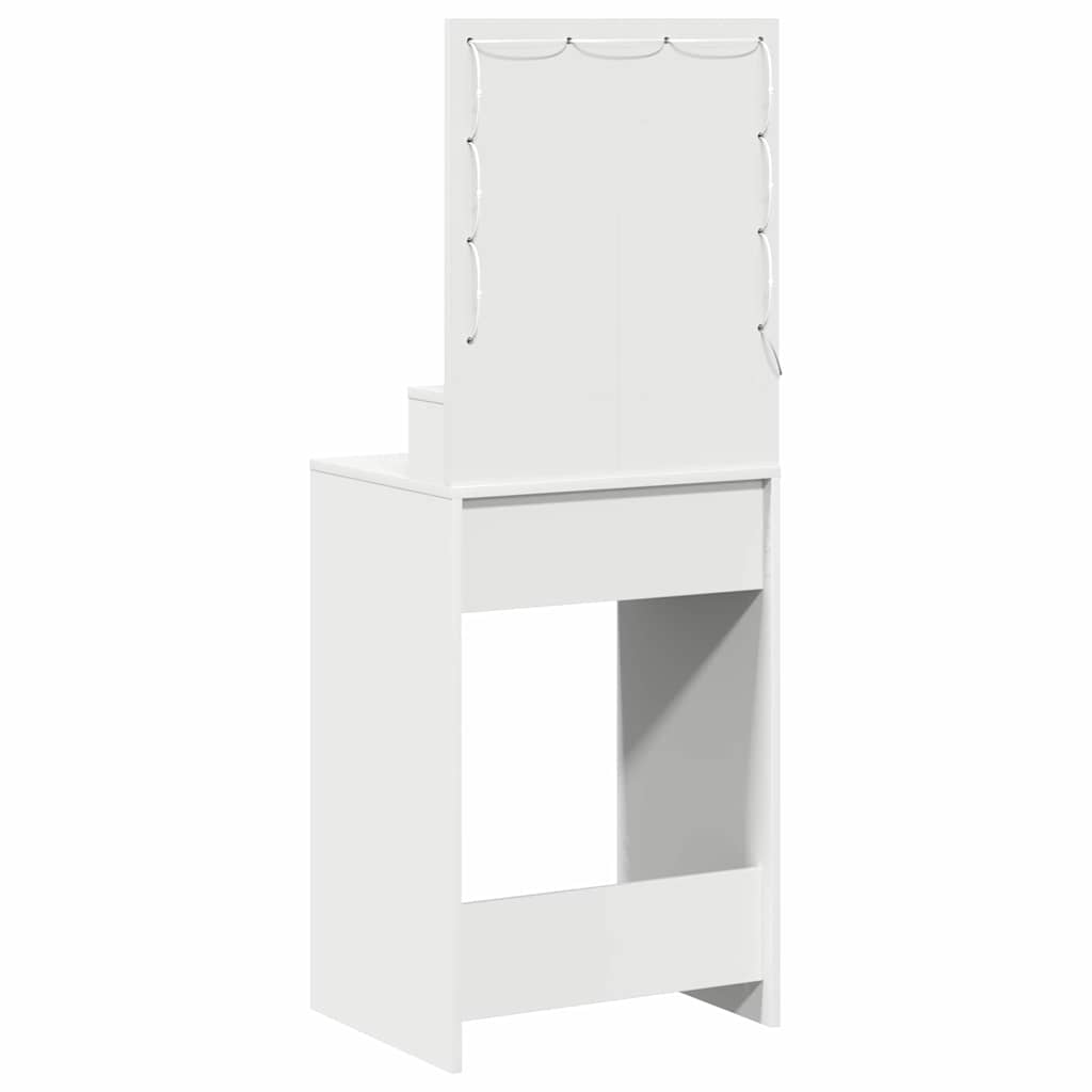 Table de Toilette Blanc 50 x 41 x 135 cm Bois d'ingénierie - XIOS
