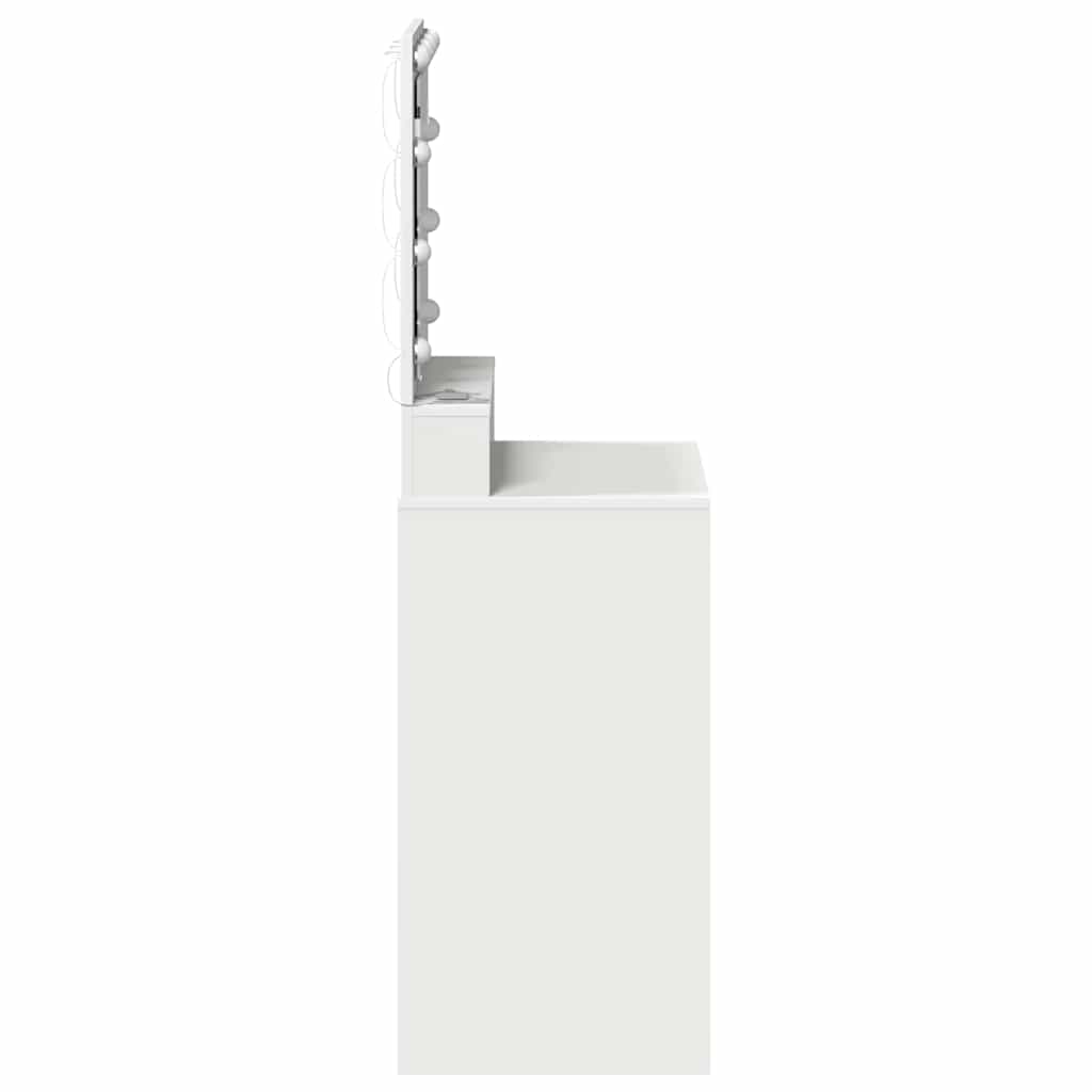Table de Toilette Blanc 50 x 41 x 135 cm Bois d'ingénierie - XIOS