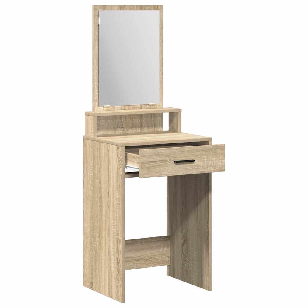 Table de Toilette avec tiroir Chêne Sonoma 50 x 41 x 140 cm - XIOS