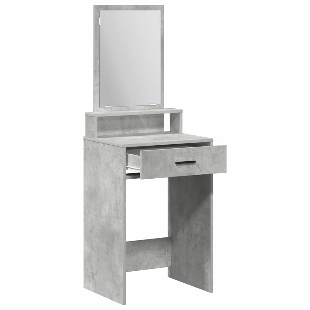 Table de Toilette Gris béton 50 x 41 x 140 cm Bois d'ingénierie - XIOS