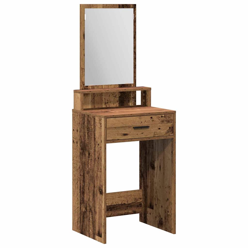 Table de Toilette avec tiroir Bois ancien 50 x 41 x 140 cm - XIOS
