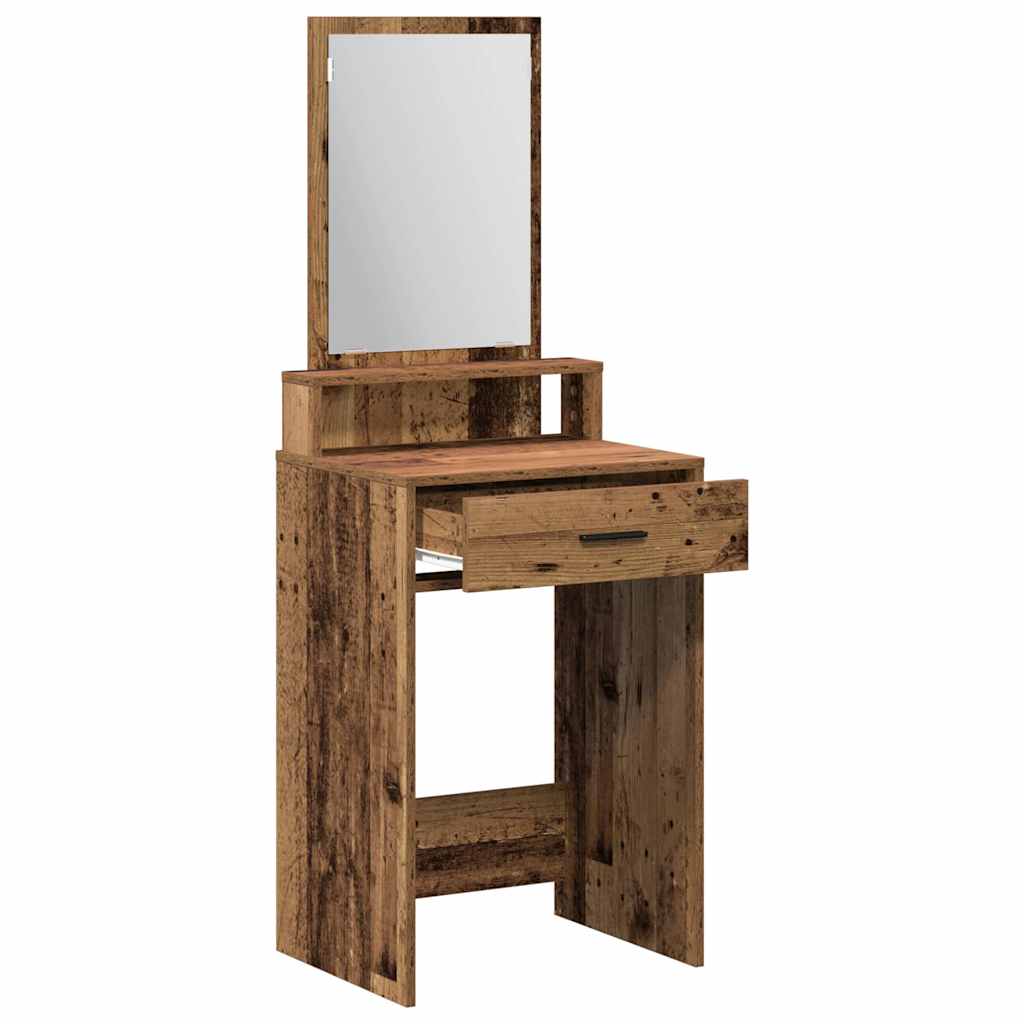 Table de Toilette avec tiroir Bois ancien 50 x 41 x 140 cm - XIOS