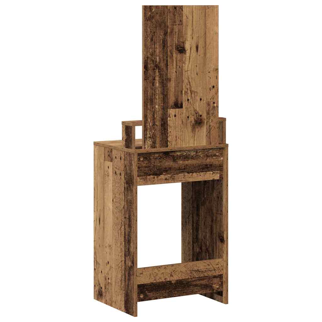 Table de Toilette avec tiroir Bois ancien 50 x 41 x 140 cm - XIOS