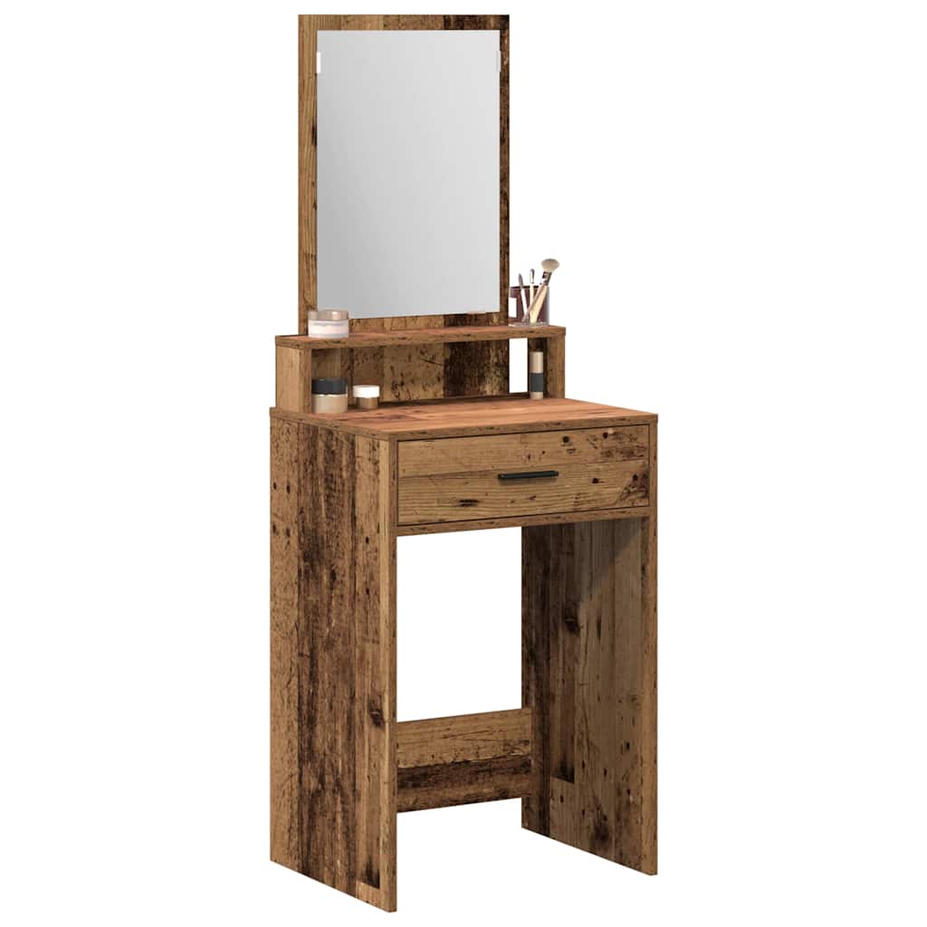 Table de Toilette avec tiroir Bois ancien 50 x 41 x 140 cm - XIOS