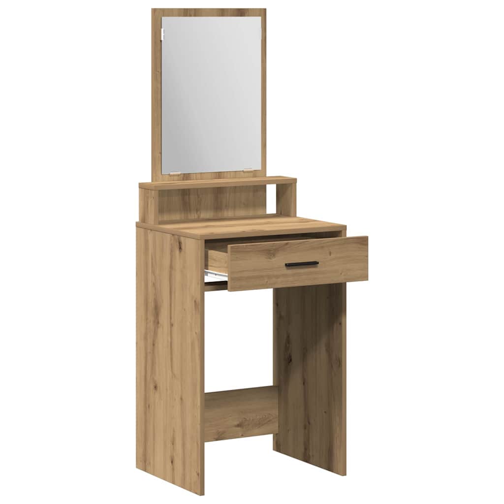 Table de Toilette Chêne artisanal 50 x 41 x 140 cm - XIOS
