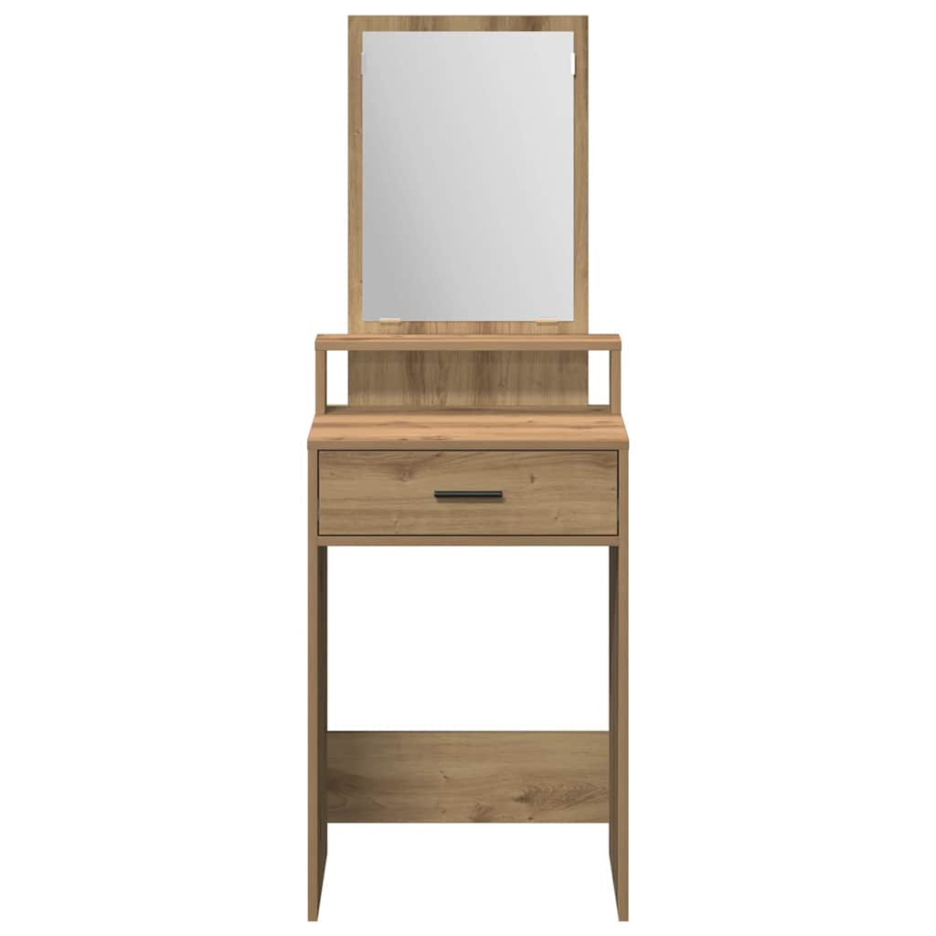 Table de Toilette Chêne artisanal 50 x 41 x 140 cm - XIOS