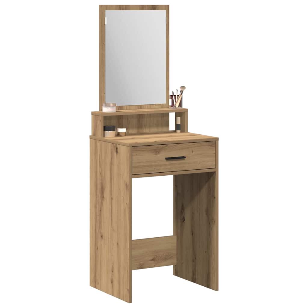Table de Toilette Chêne artisanal 50 x 41 x 140 cm - XIOS